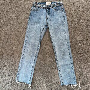 ONETEASPOON ONE TEASPOON TRUCKERS Western Concho Embellished Blue Jeans 24/26